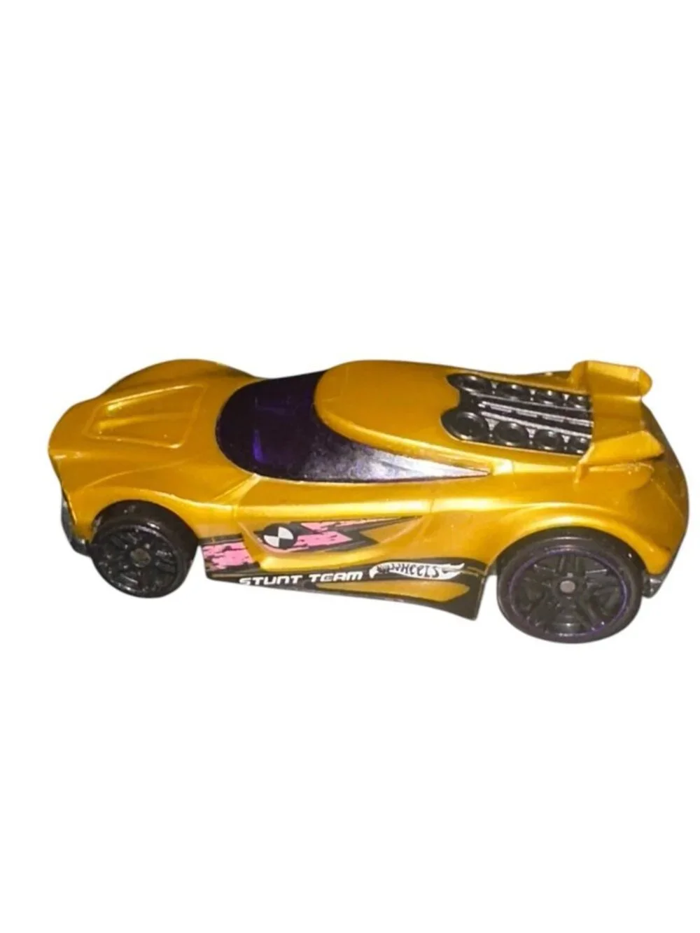 Hot Wheels 2014 Chicane Gold Purple Stunt Team Diecast Toy Car 1:64 Malaysia